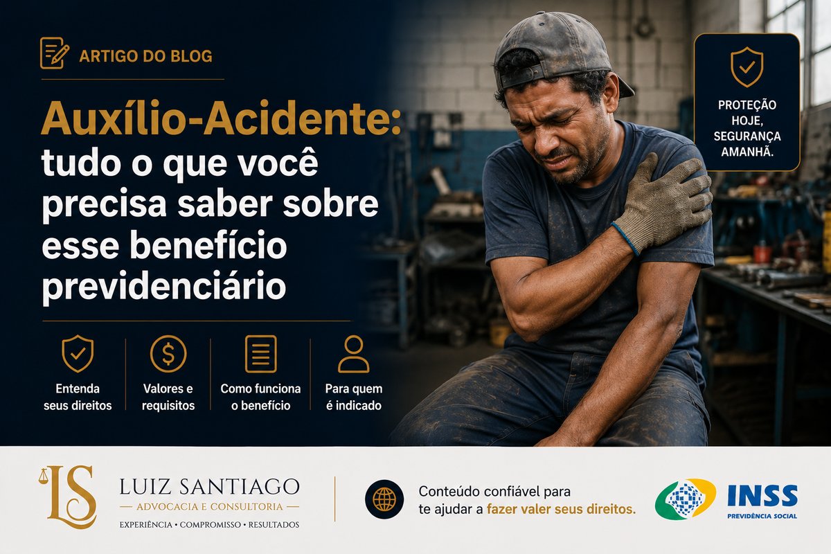 Auxílio-Acidente: tudo o que você precisa saber sobre esse benefício previdenciário
